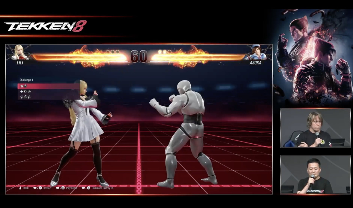 「鉄拳8」の新機能が話題に!リプレイ再生で改善点の表示、自キャラ操作が可能という革新的な要素が。 レトロゲームたちVS最新ゲームたち